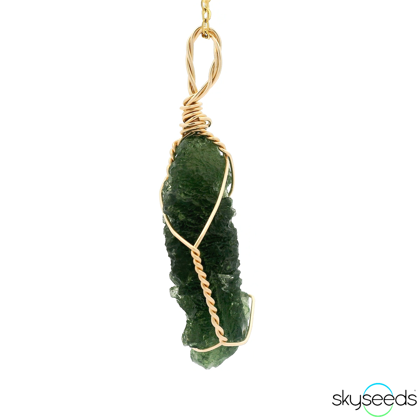 
                  
                    Moldavite - 14kt Gold Filled Pendant
                  
                