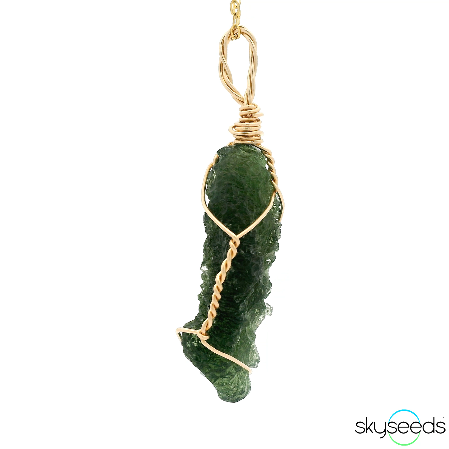 
                  
                    Moldavite - 14kt Gold Filled Pendant
                  
                
