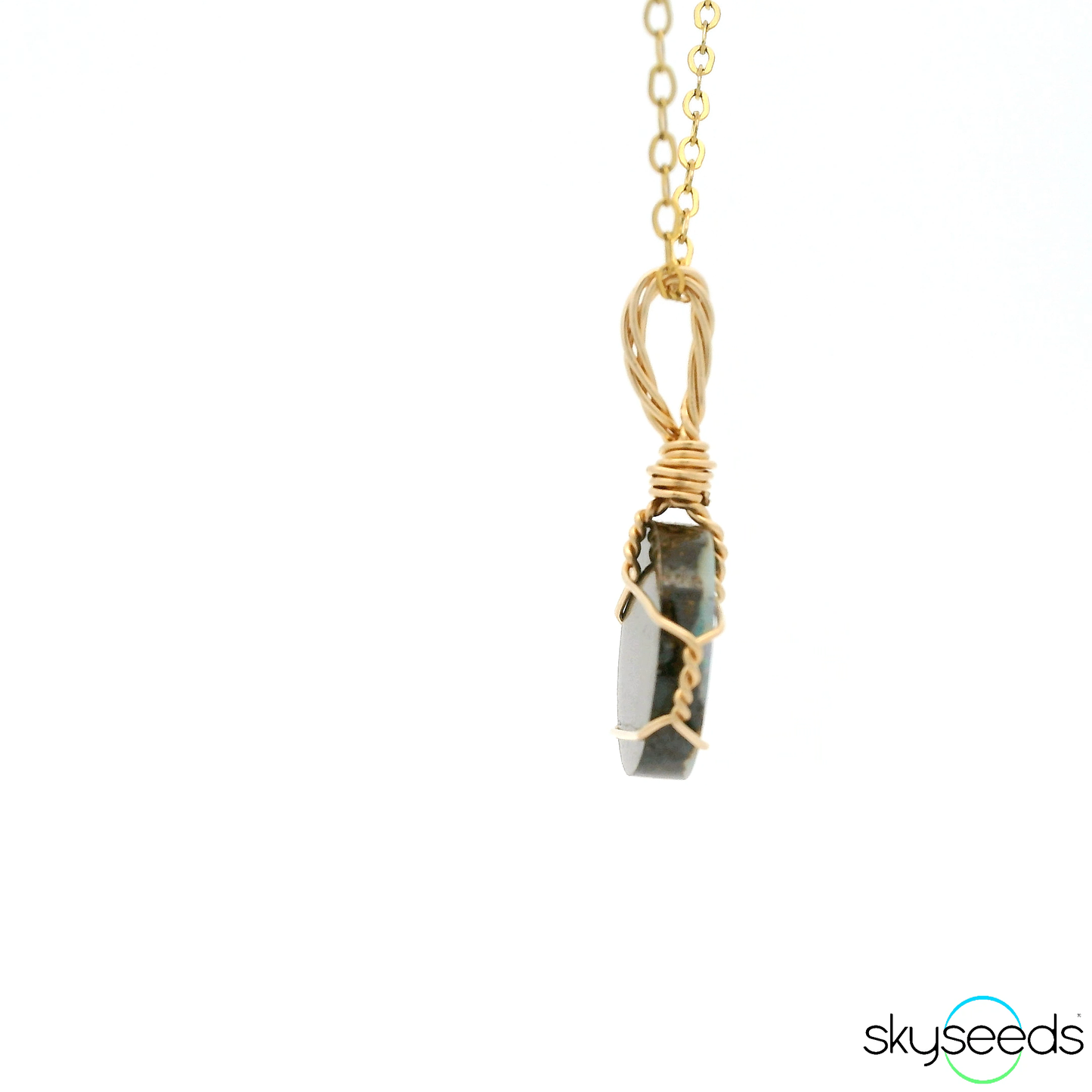 
                  
                    Australian Boulder Opal - 14kt Gold Filled Pendant
                  
                