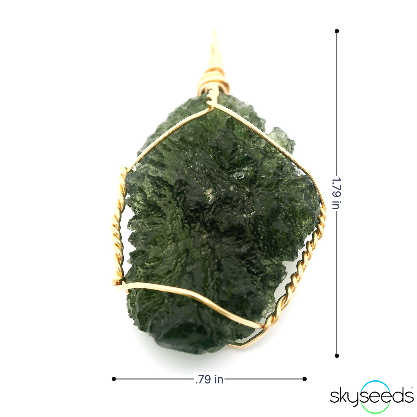 
                  
                    Moldavite - 14kt Gold Filled Pendant
                  
                
