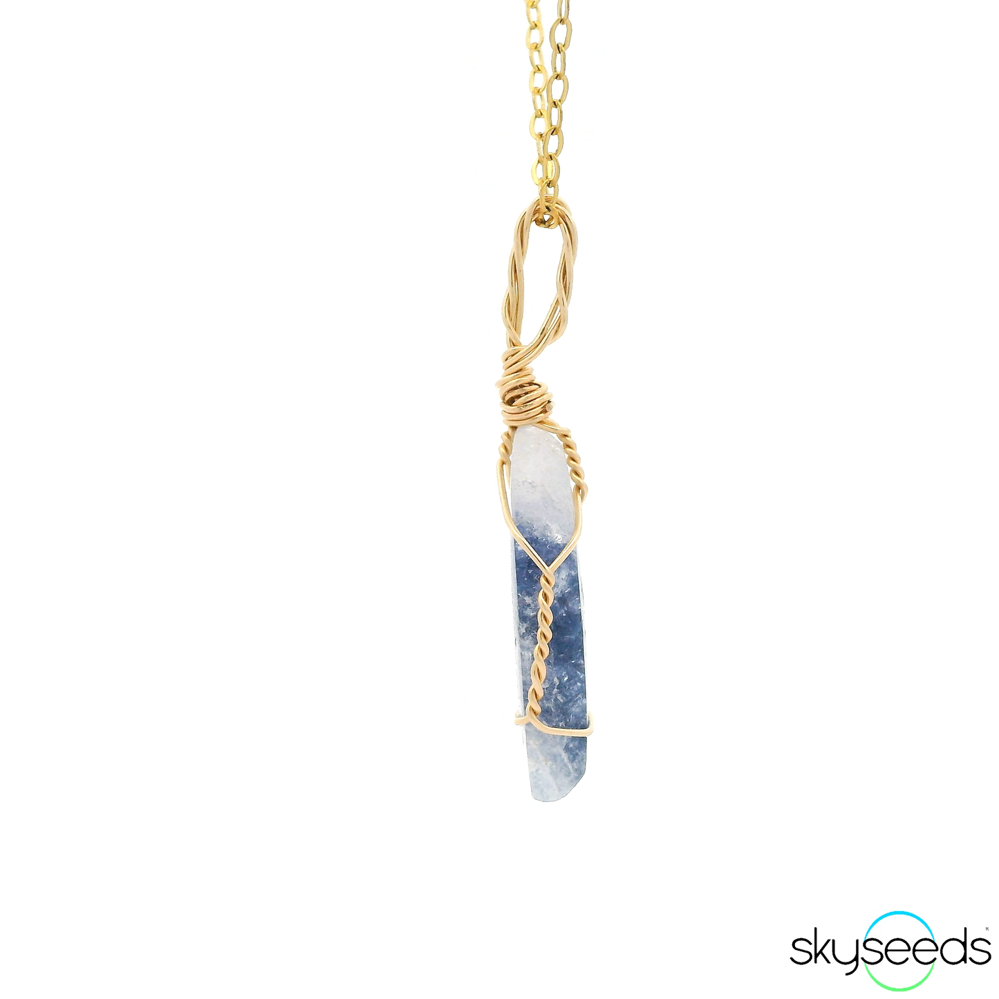 
                  
                    Dumortierite - 14kt Gold Filled Pendant
                  
                