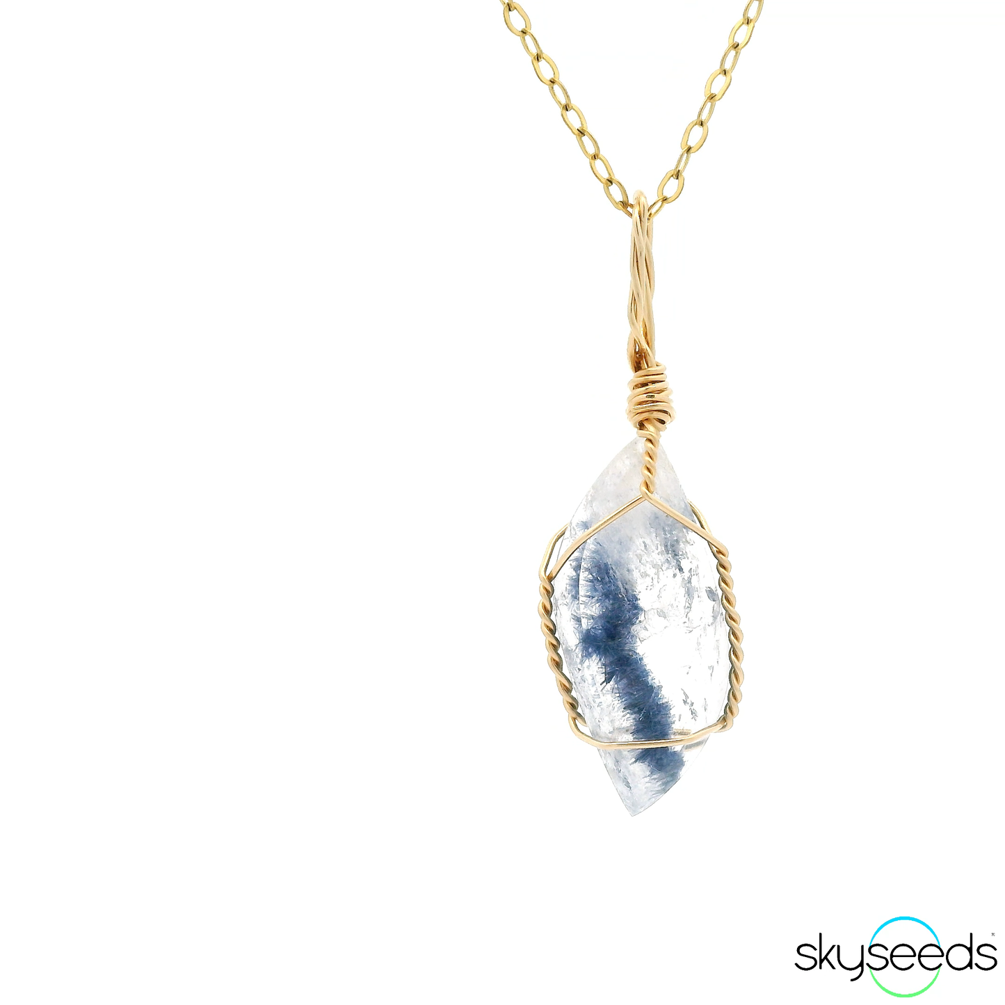 
                  
                    Dumortierite - 14kt Gold Filled Pendant
                  
                