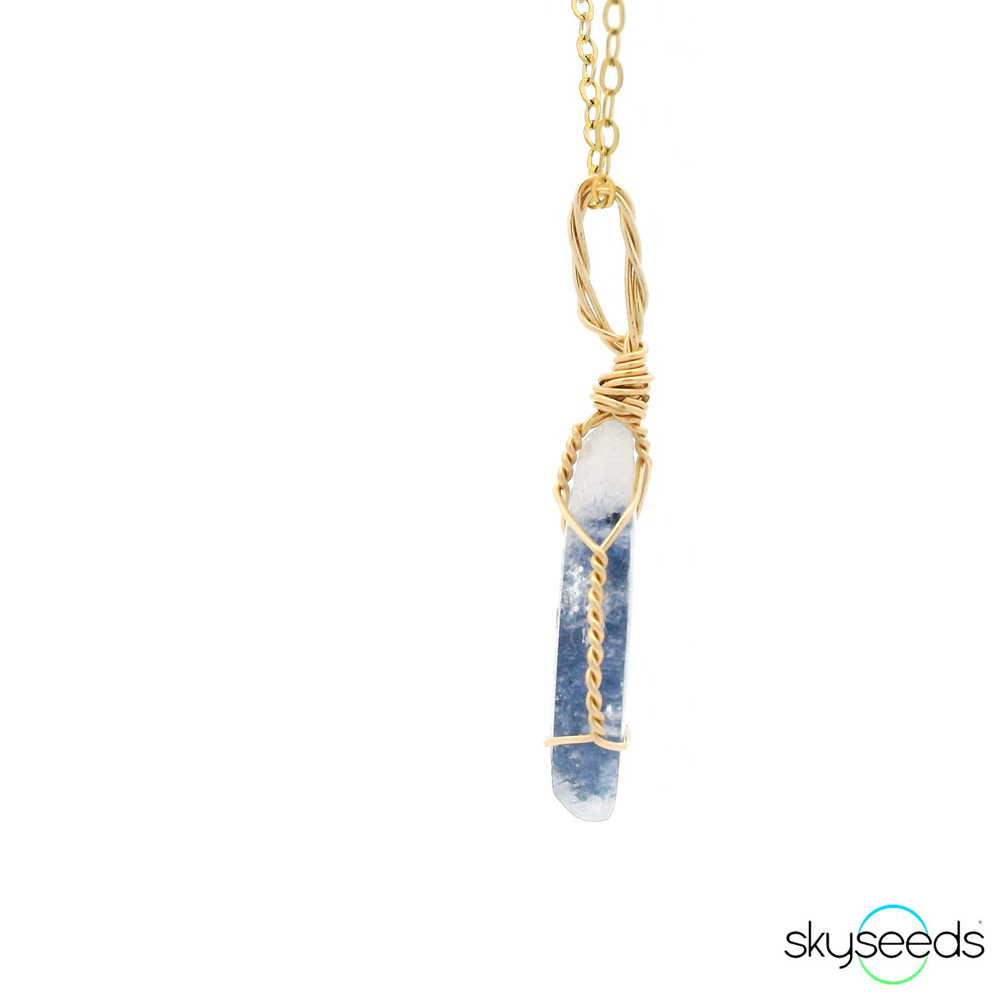 
                  
                    Dumortierite - 14kt Gold Filled Pendant
                  
                