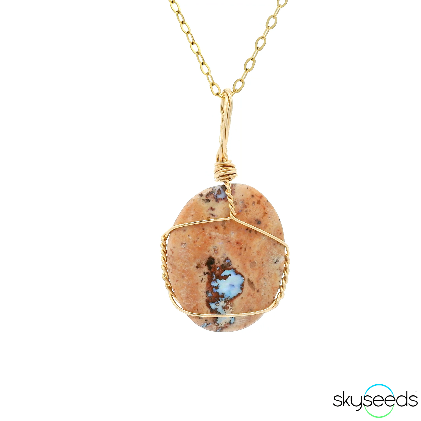 
                  
                    Mexican Fire Opal - 14kt Gold Filled Pendant
                  
                