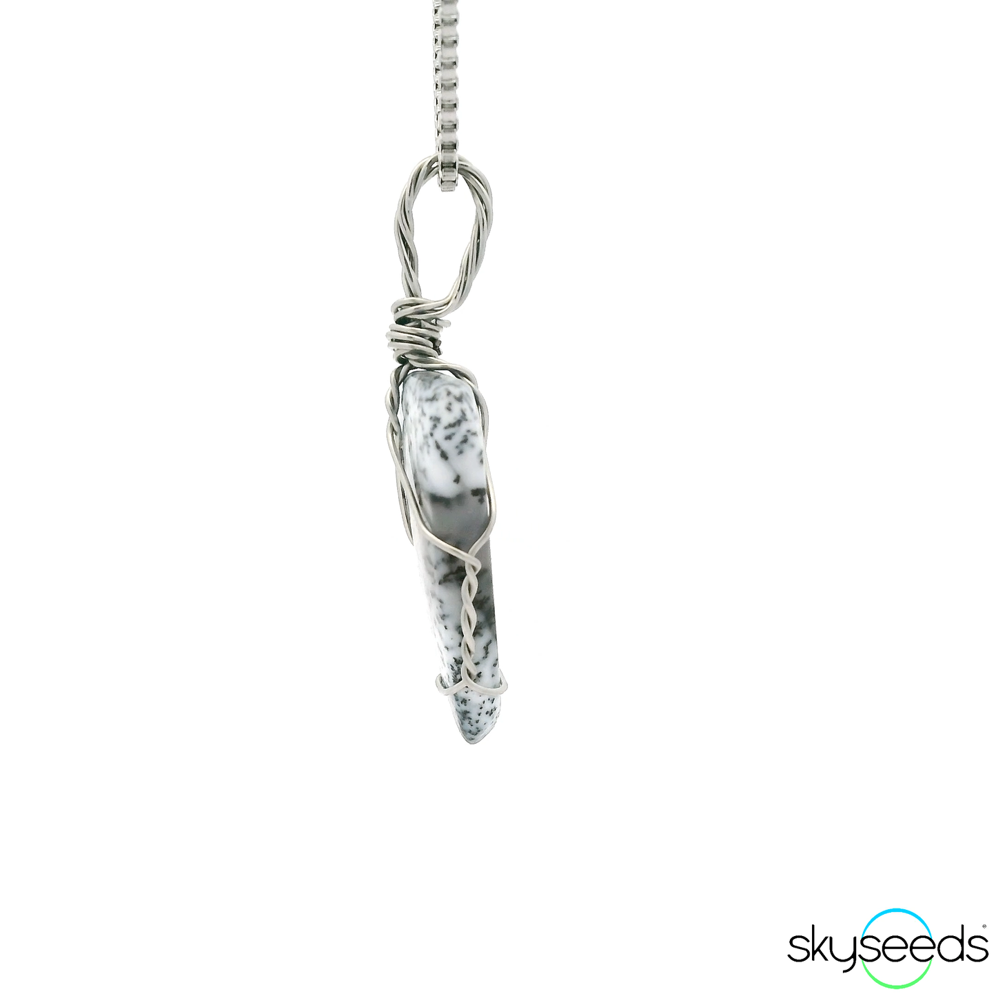 
                  
                    Dendritic Opal - Stainless Steel Pendant
                  
                