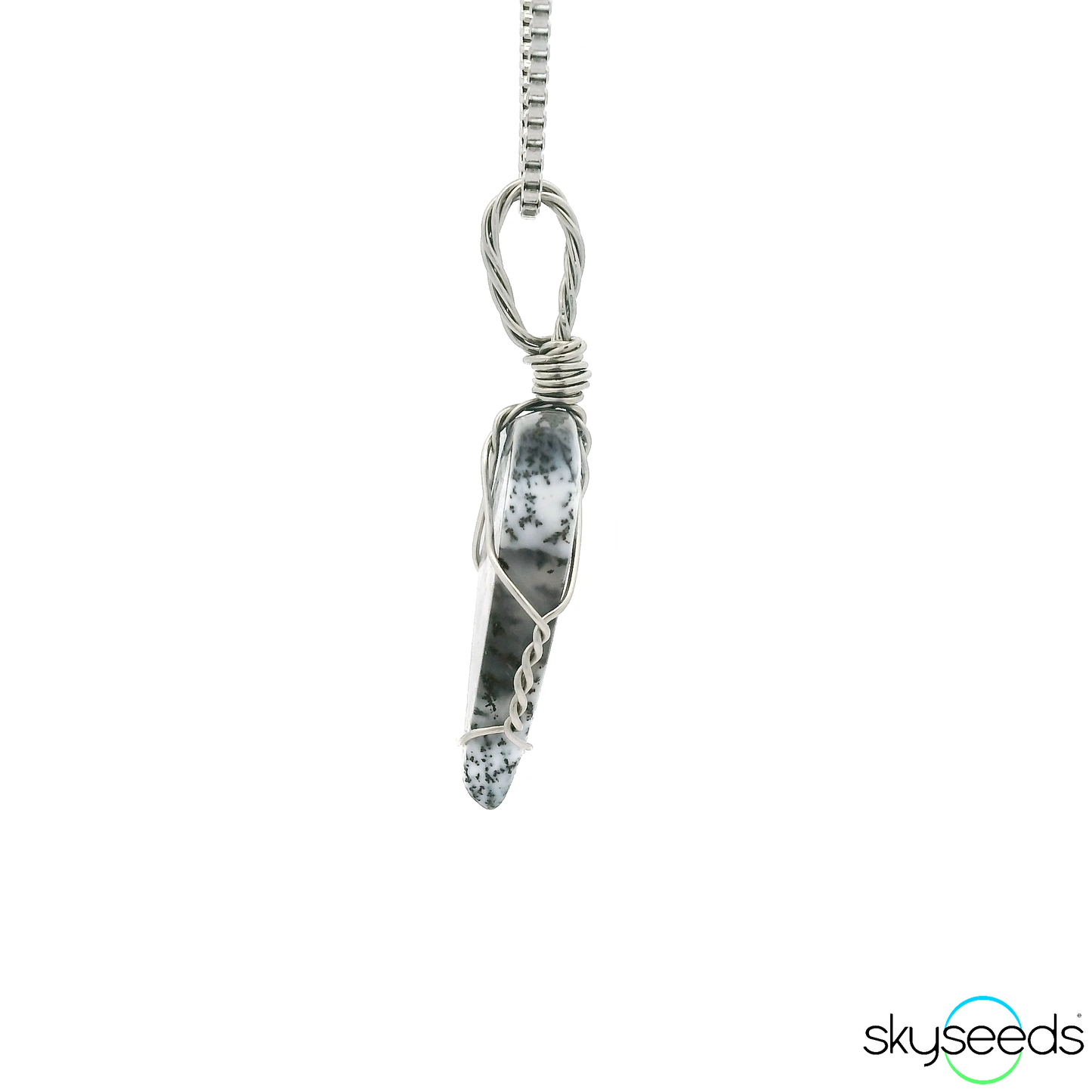 
                  
                    Dendritic Opal - Stainless Steel Pendant
                  
                