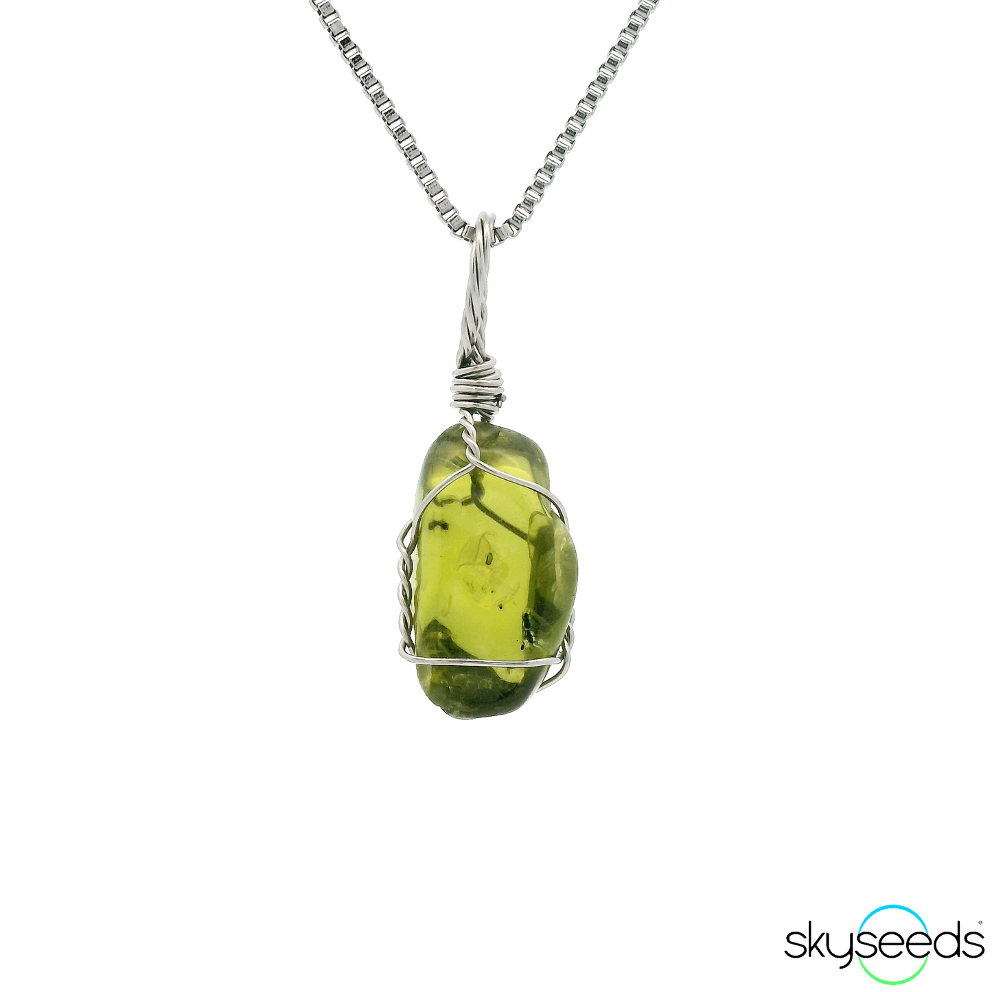 
                  
                    Peridot -Stainless Steel Pendant
                  
                