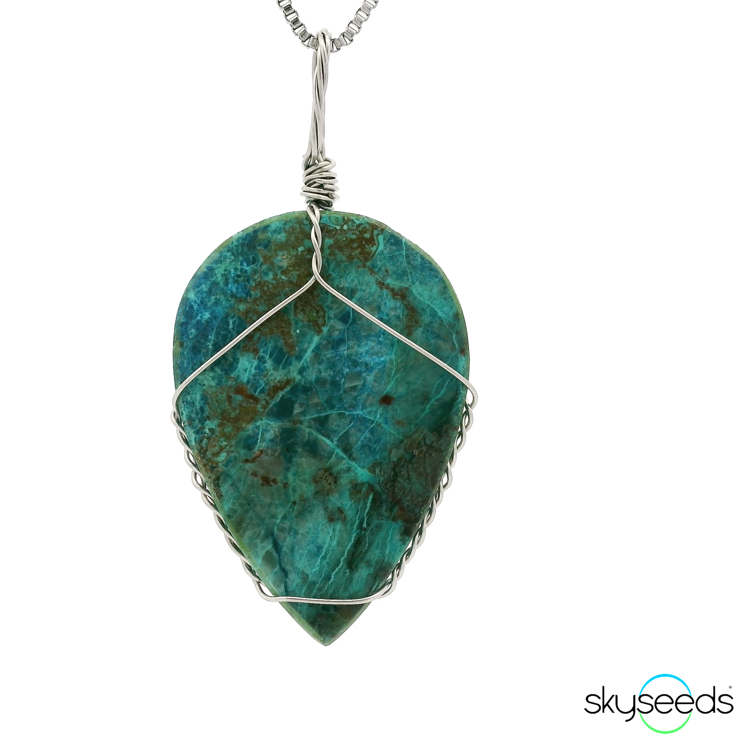 
                  
                    Shattuckite - Stainless Steel Pendant
                  
                