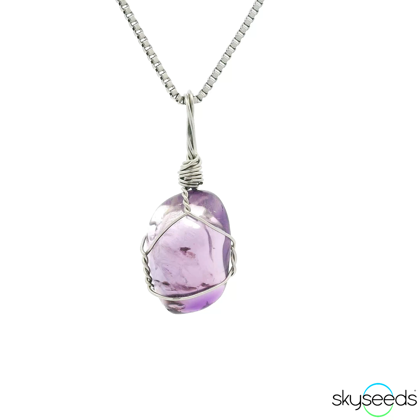 
                  
                    Amethyst - Stainless Steel Pendant
                  
                