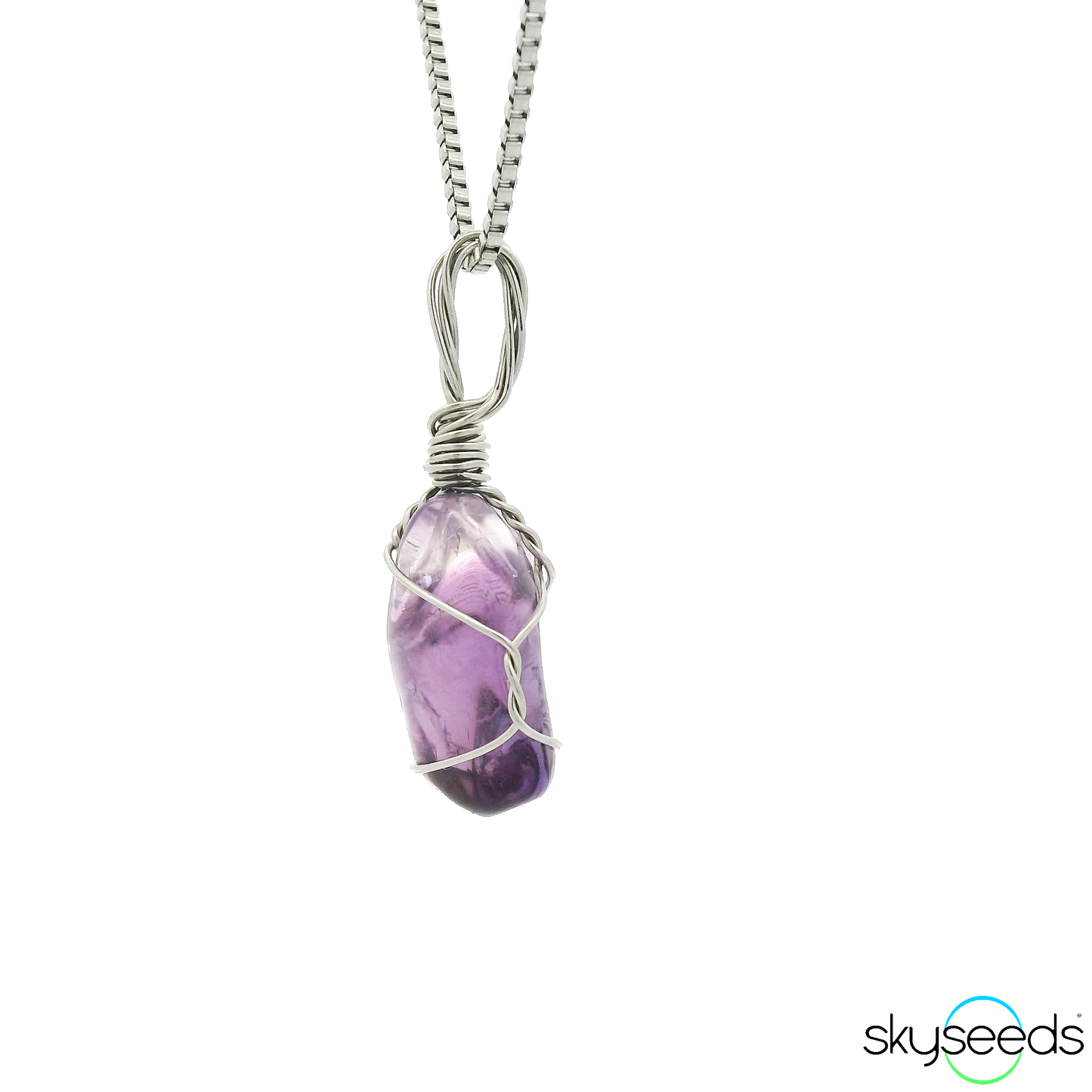 
                  
                    Amethyst - Stainless Steel Pendant
                  
                