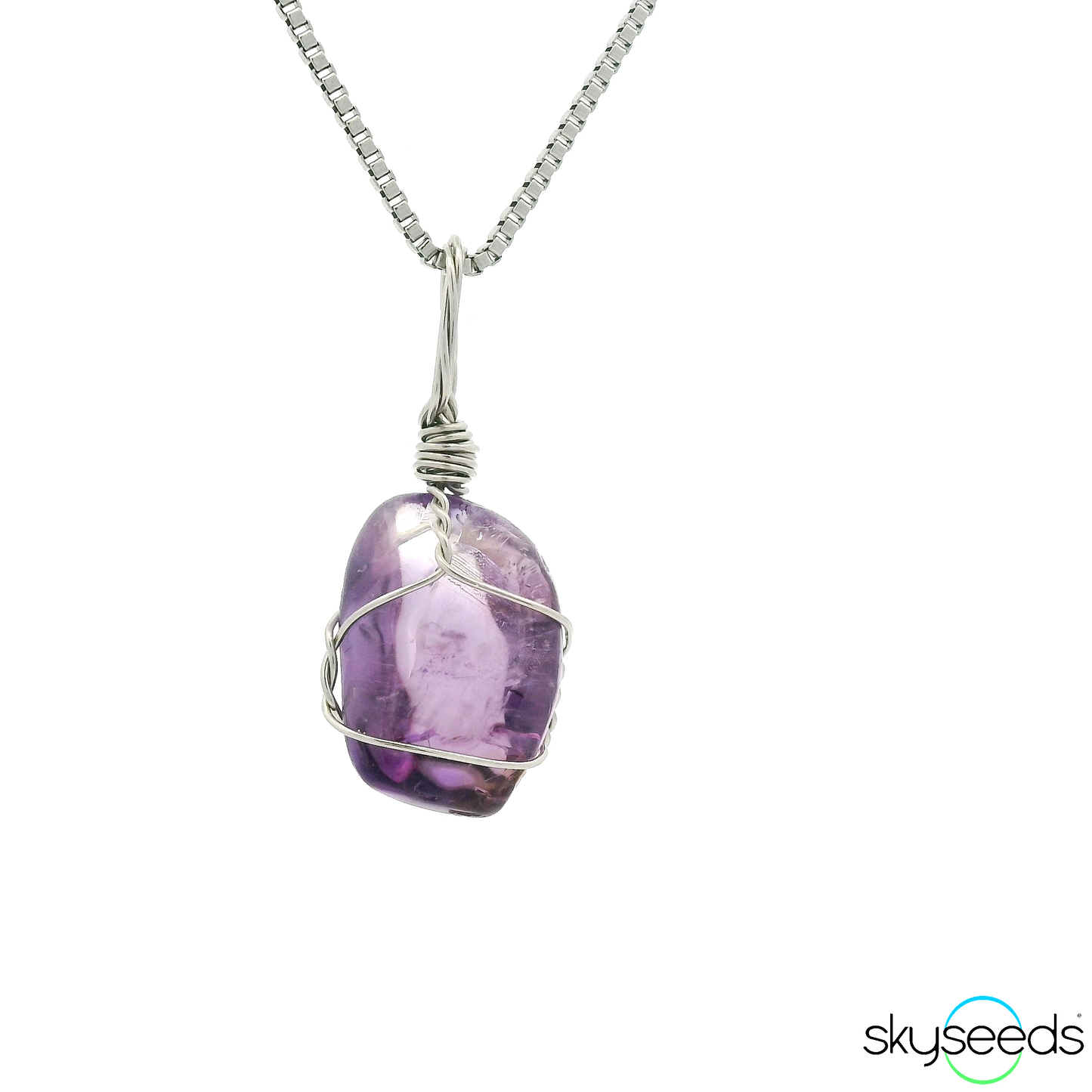 
                  
                    Amethyst - Stainless Steel Pendant
                  
                