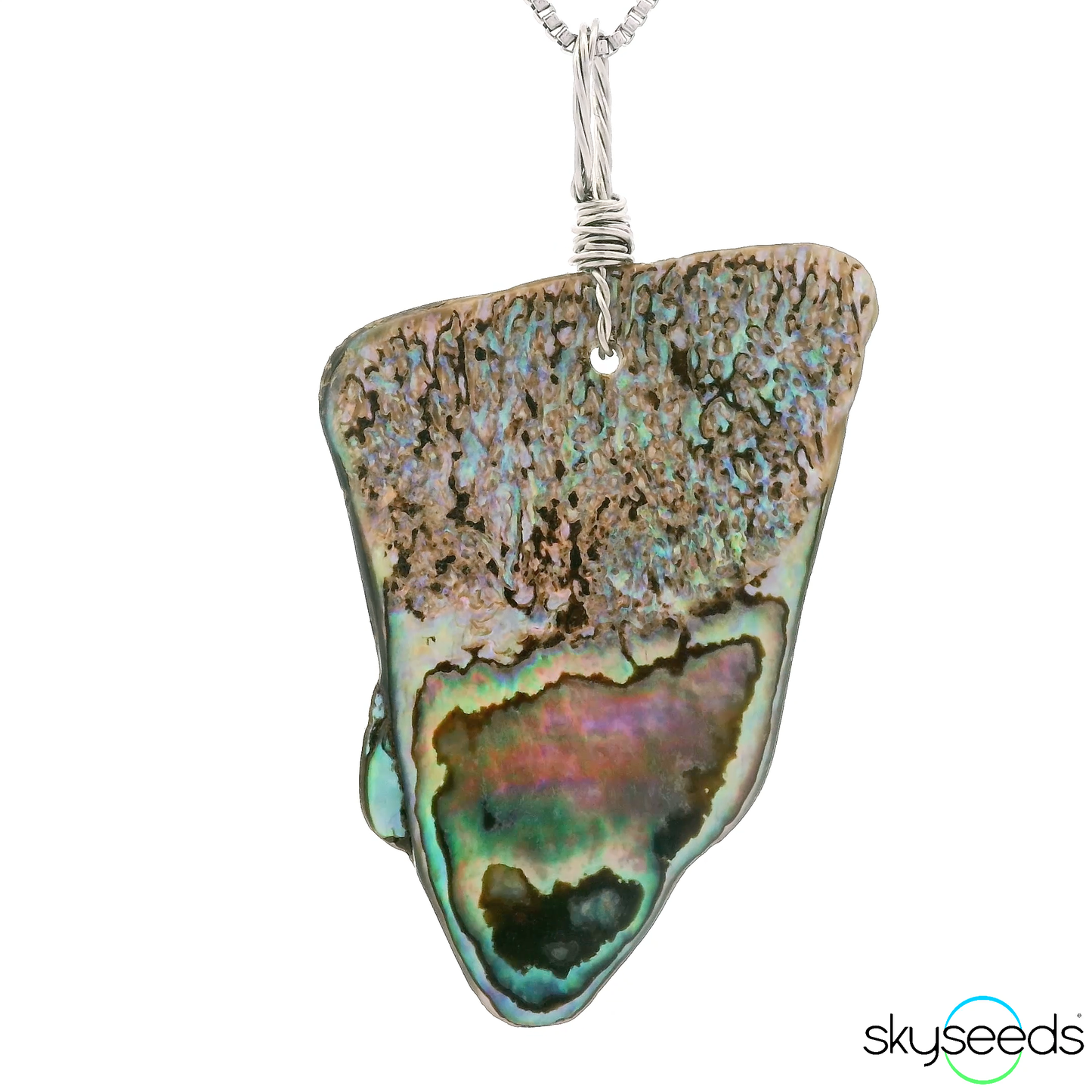 
                  
                    Abalone Shell - Stainless Steel Pendant
                  
                