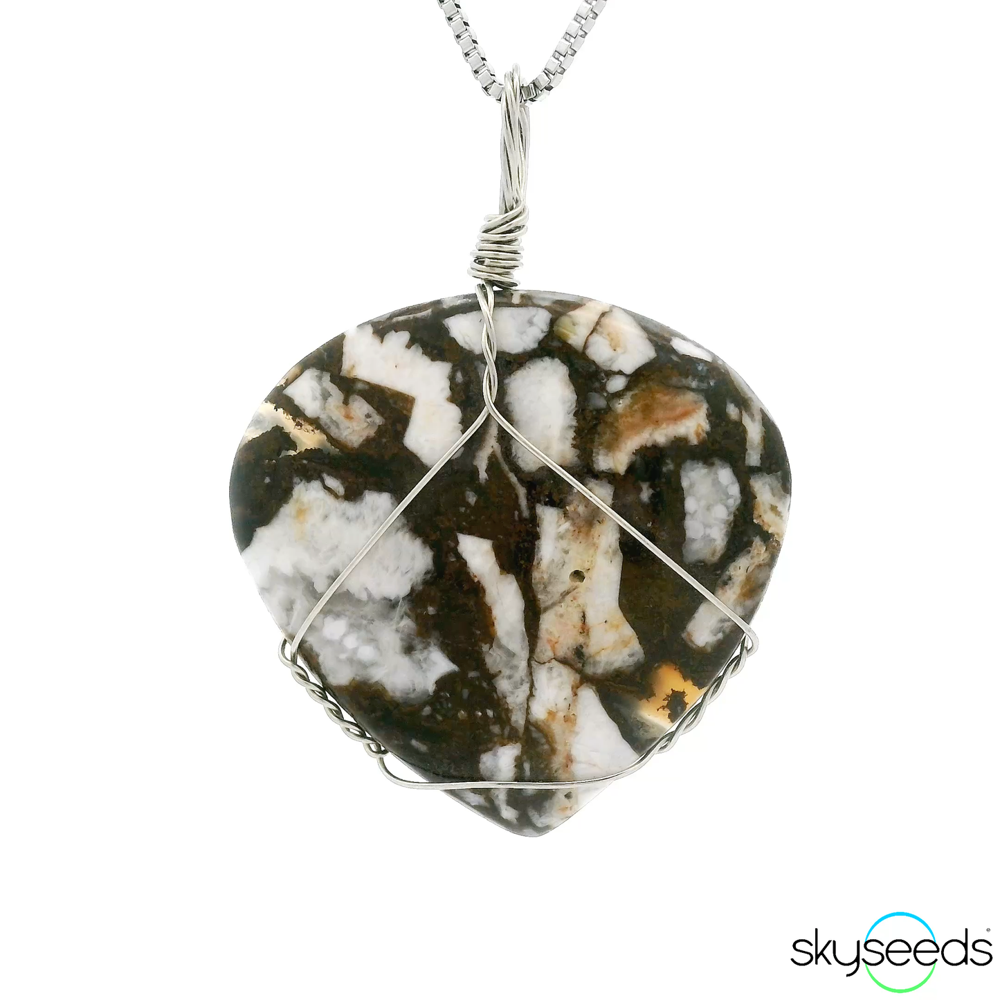 
                  
                    Wild Horse Jasper - Stainless Steel Pendant
                  
                