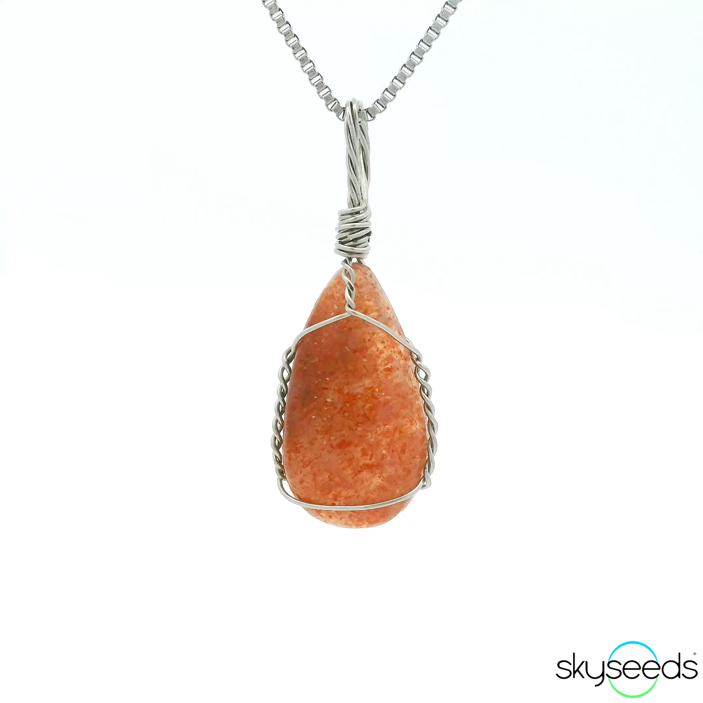 
                  
                    Sunstone - Stainless Steel Pendant
                  
                