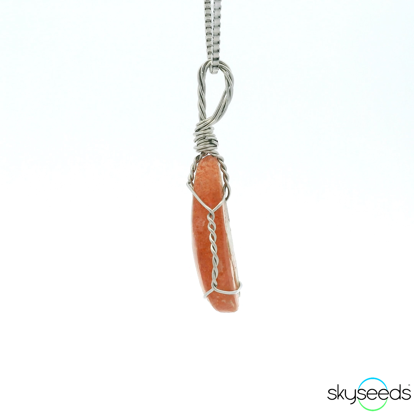 
                  
                    Sunstone - Stainless Steel Pendant
                  
                