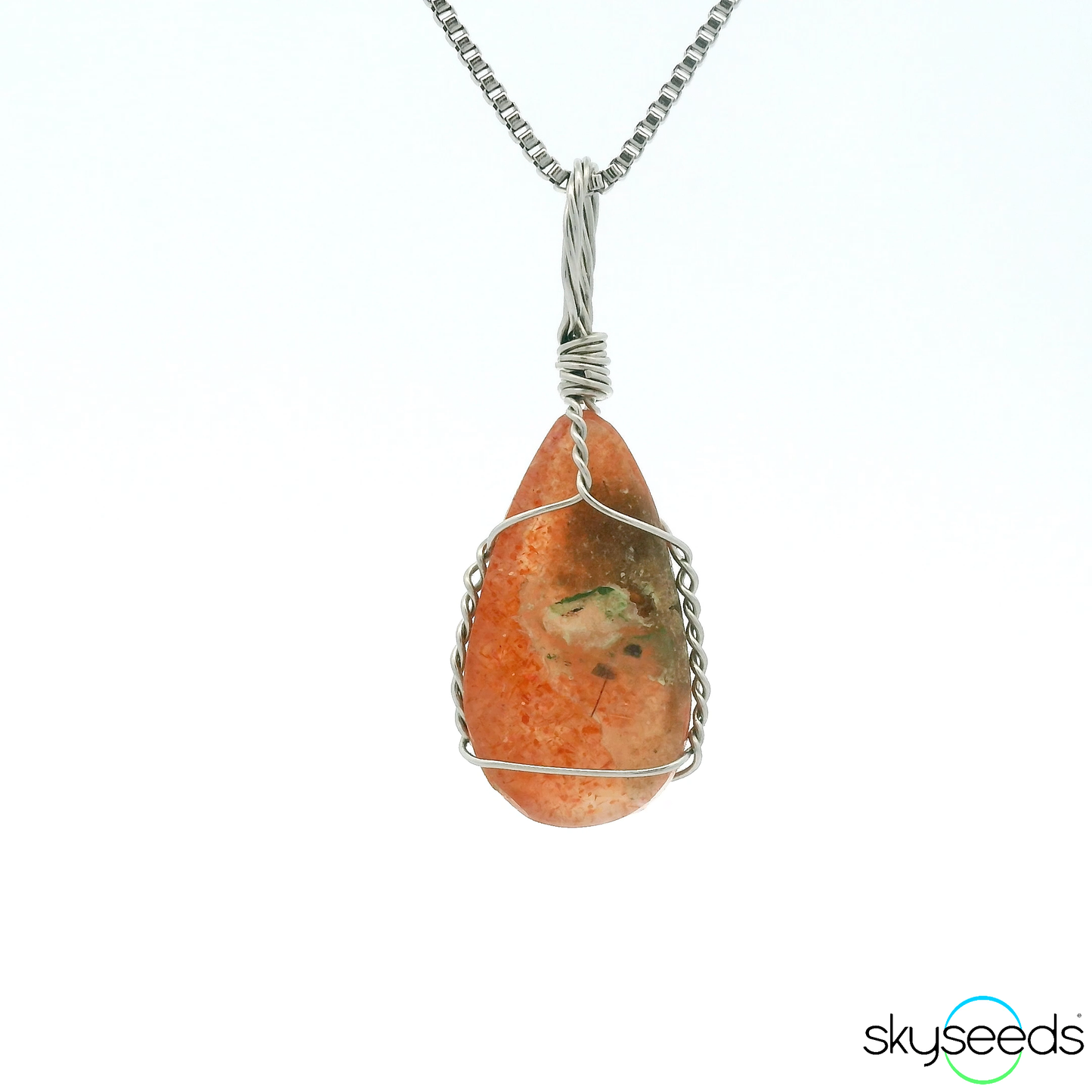 
                  
                    Sunstone - Stainless Steel Pendant
                  
                