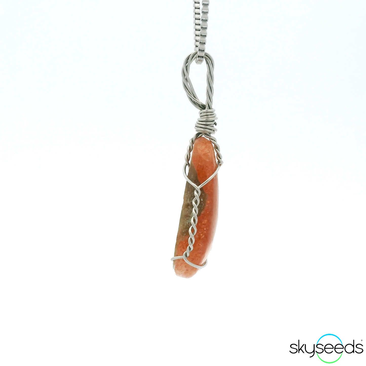 
                  
                    Sunstone - Stainless Steel Pendant
                  
                