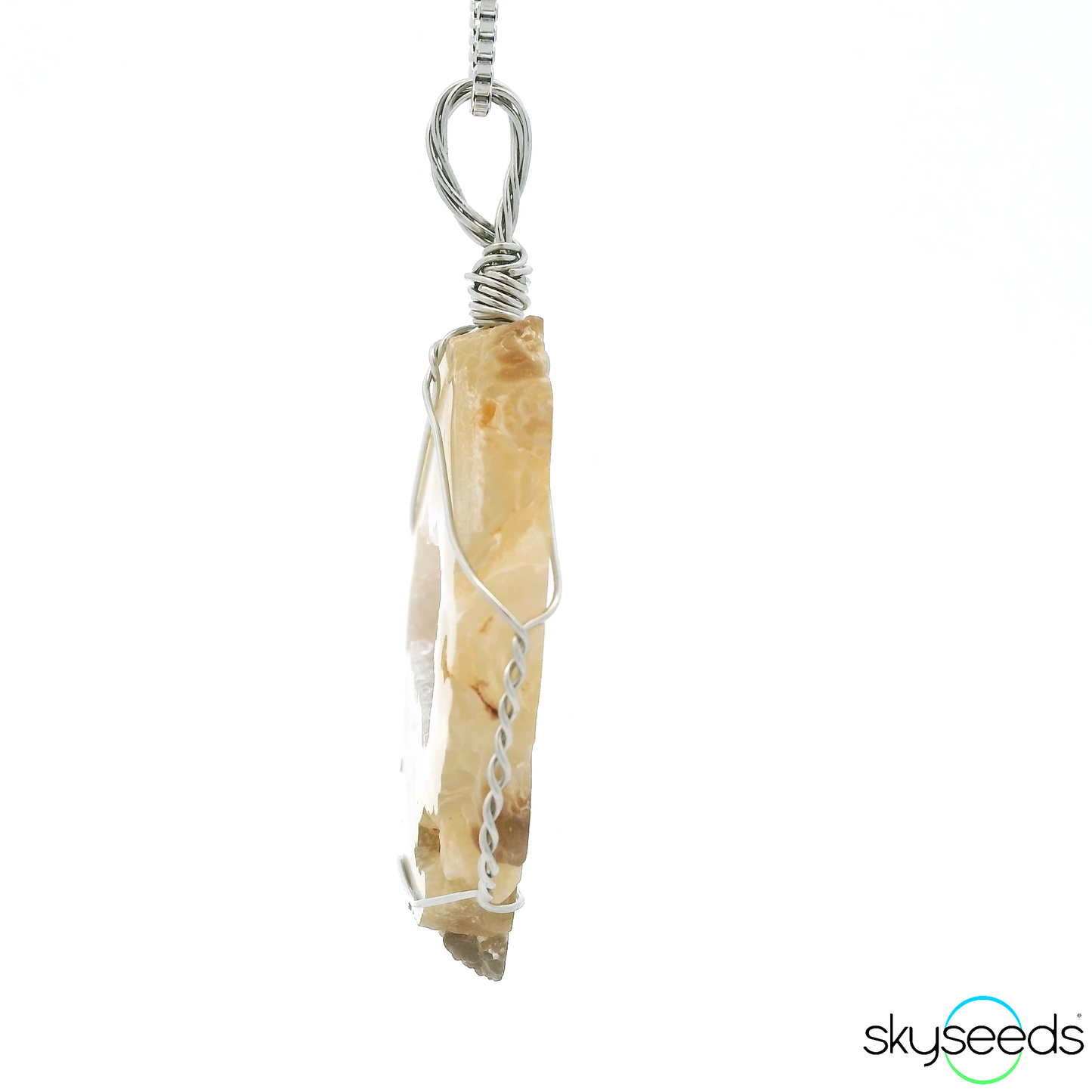 
                  
                    Druzy Agate - Stainless Steel Pendant
                  
                