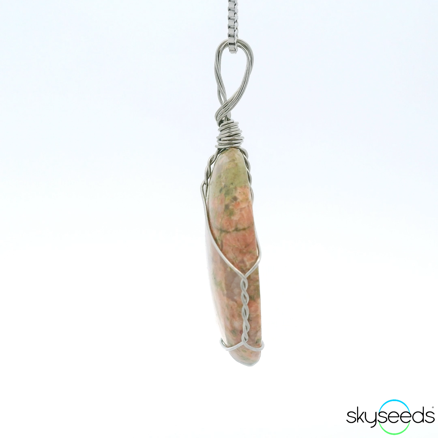 
                  
                    Unakite - Stainless Steel Pendant
                  
                