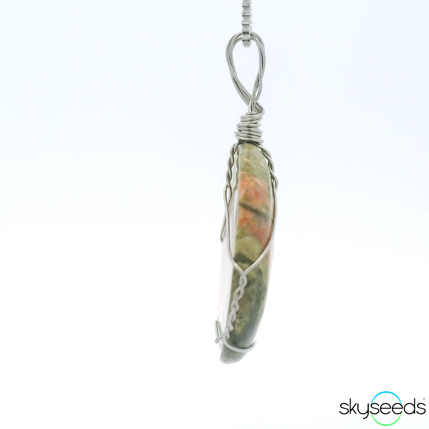 
                  
                    Unakite - Stainless Steel Pendant
                  
                