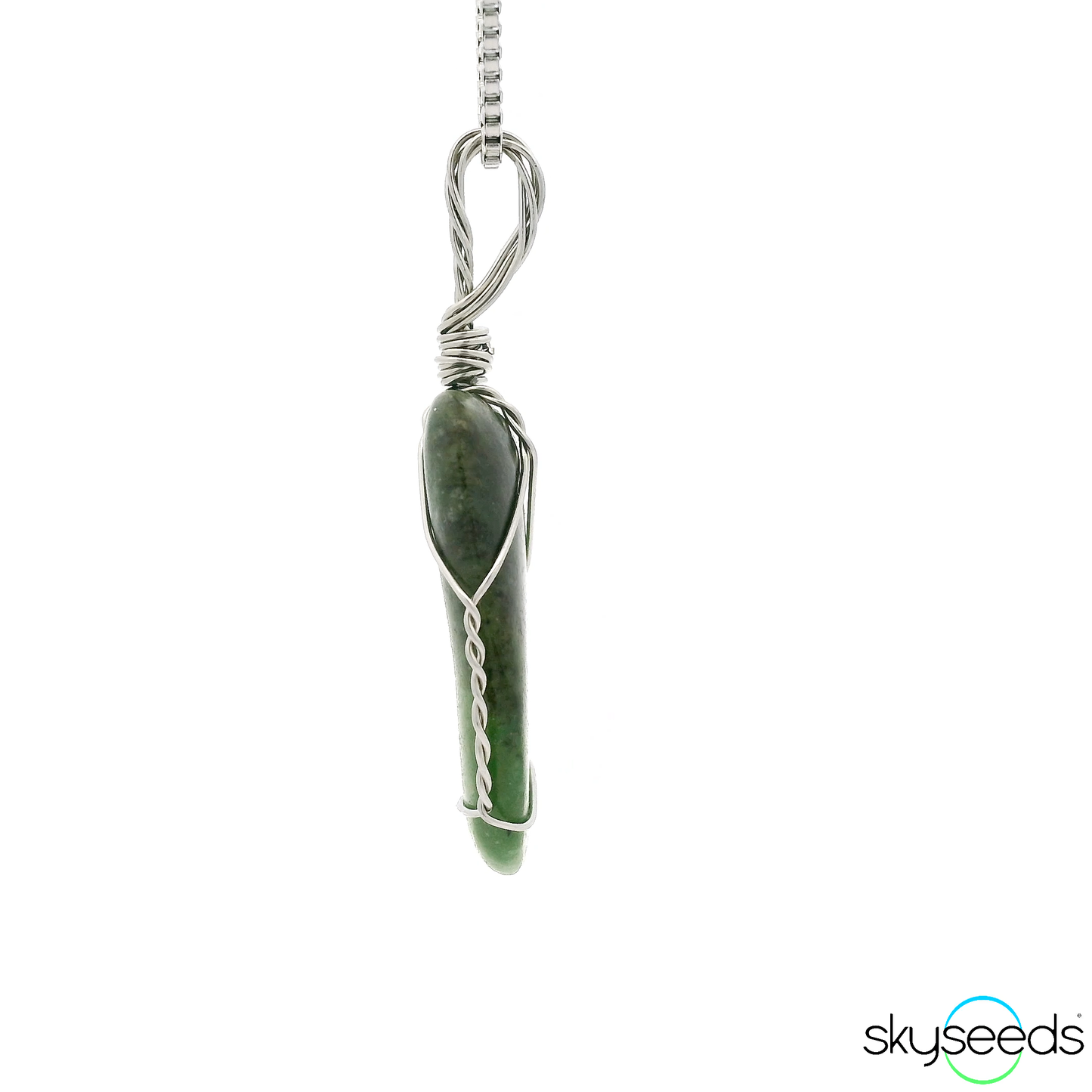 
                  
                    Jade - Stainless Steel Pendant
                  
                