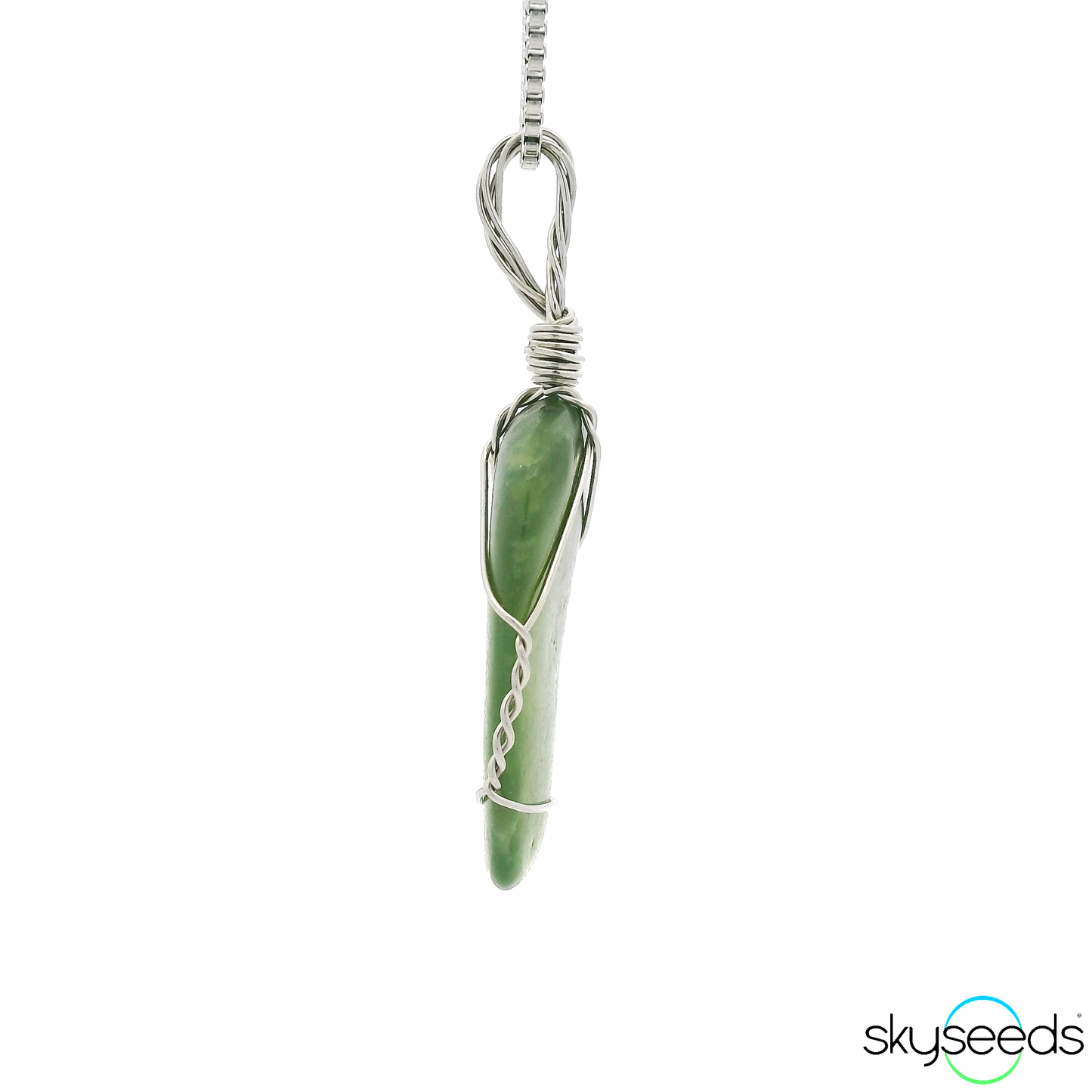 
                  
                    Jade - Stainless Steel Pendant
                  
                