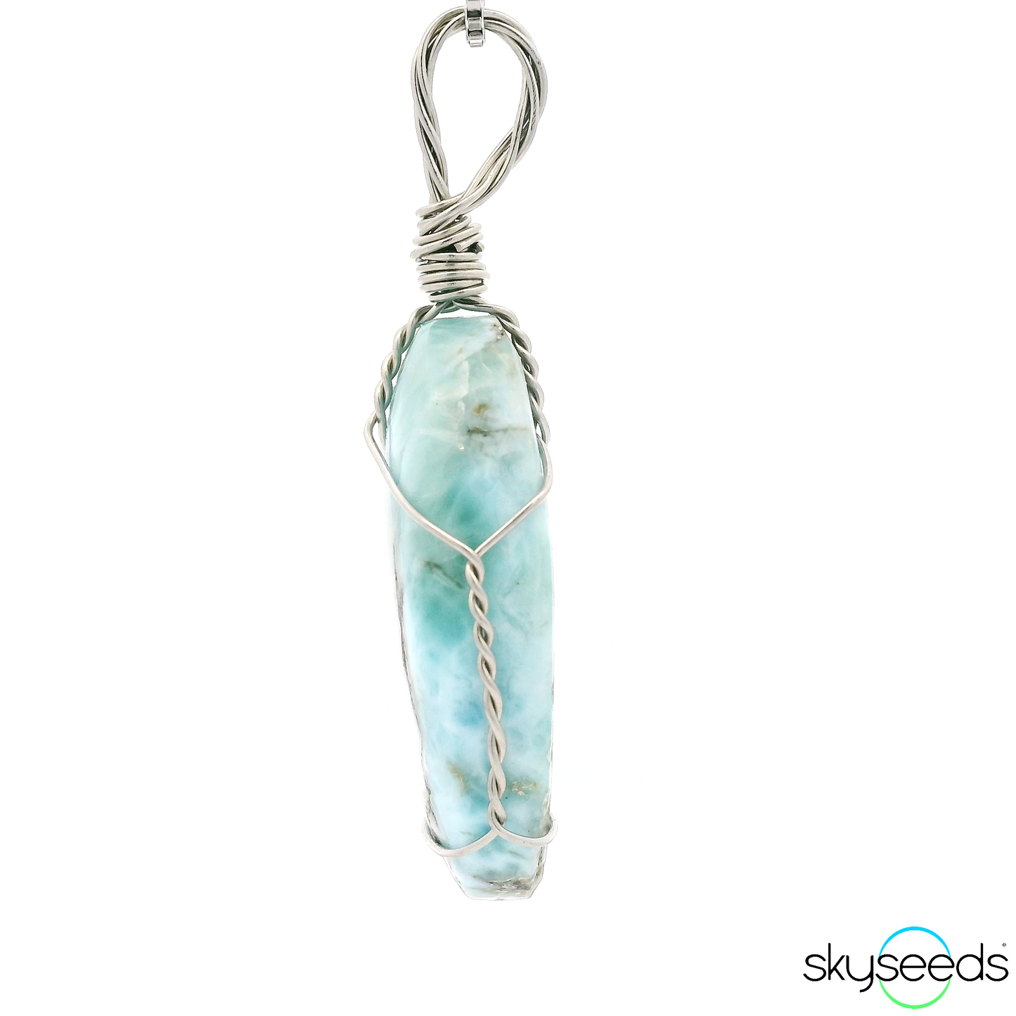 
                  
                    Larimar - Stainless Steel Pendant
                  
                