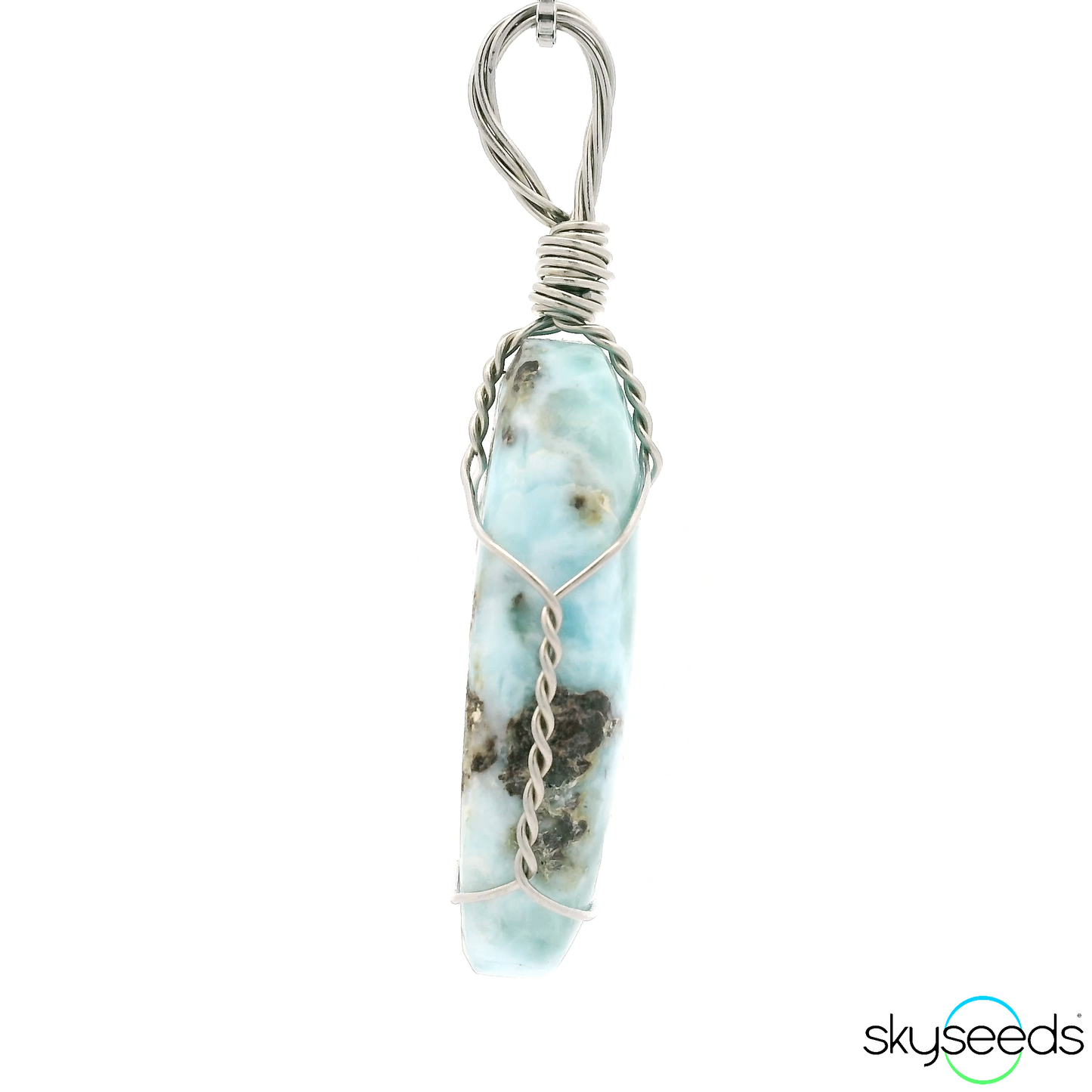 
                  
                    Larimar - Stainless Steel Pendant
                  
                
