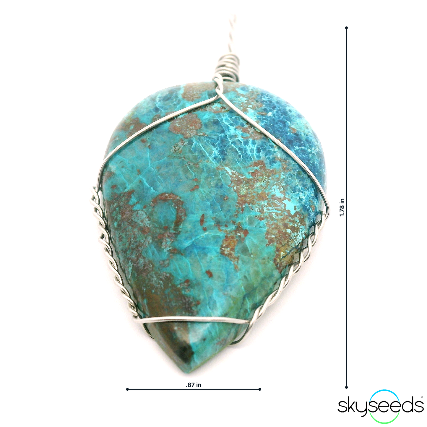 
                  
                    Shattuckite - Stainless Steel Pendant
                  
                