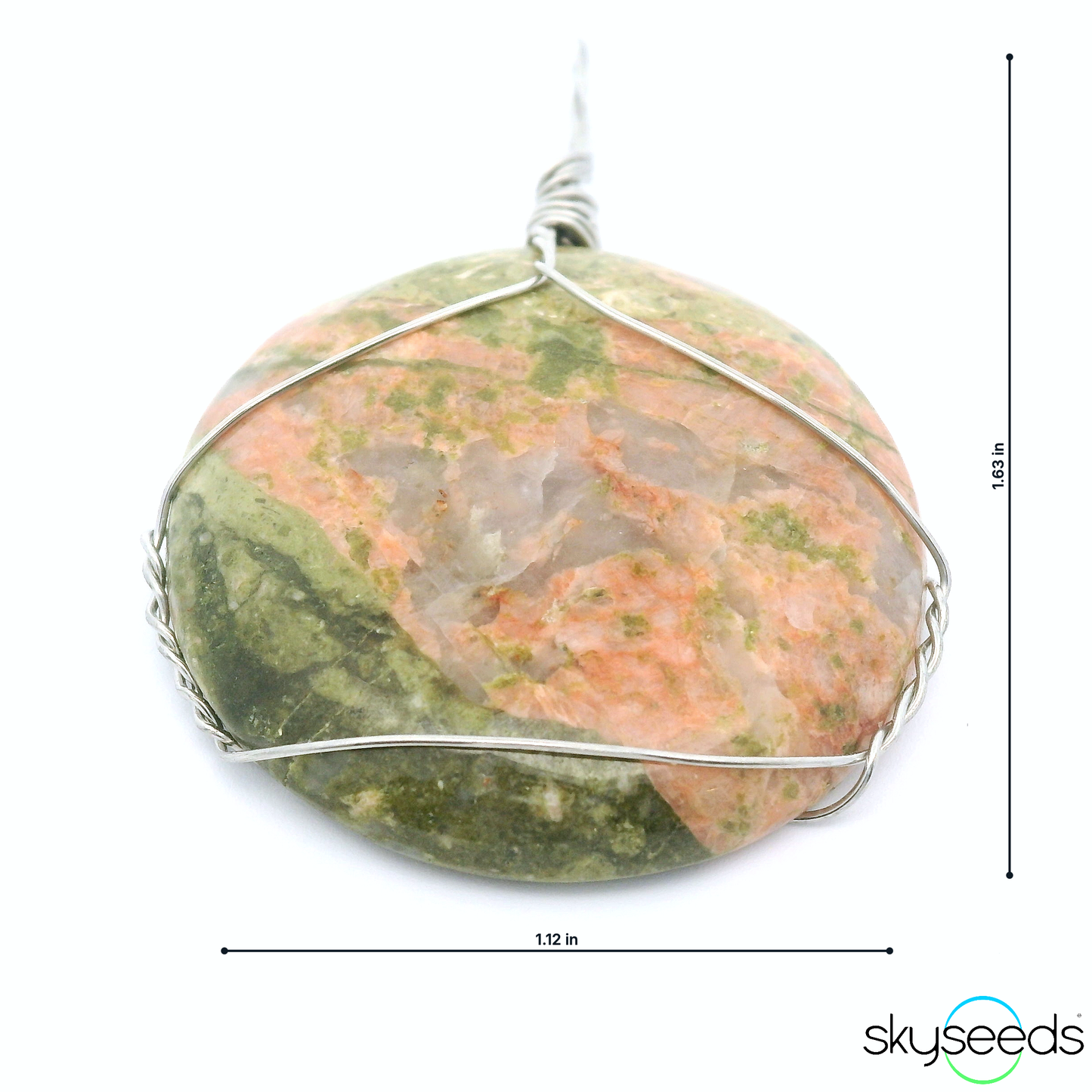 
                  
                    Unakite - Stainless Steel Pendant
                  
                
