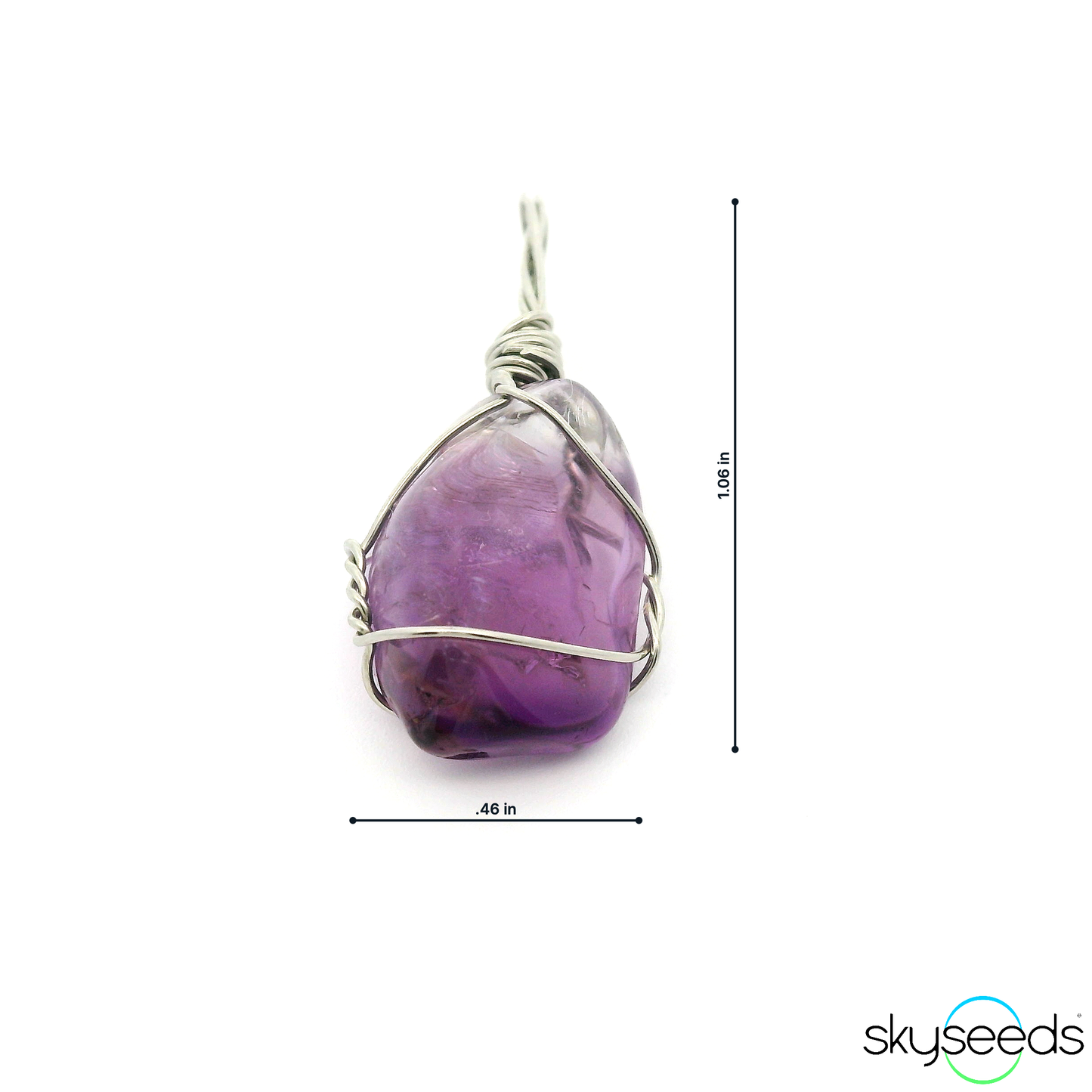 
                  
                    Amethyst - Stainless Steel Pendant
                  
                