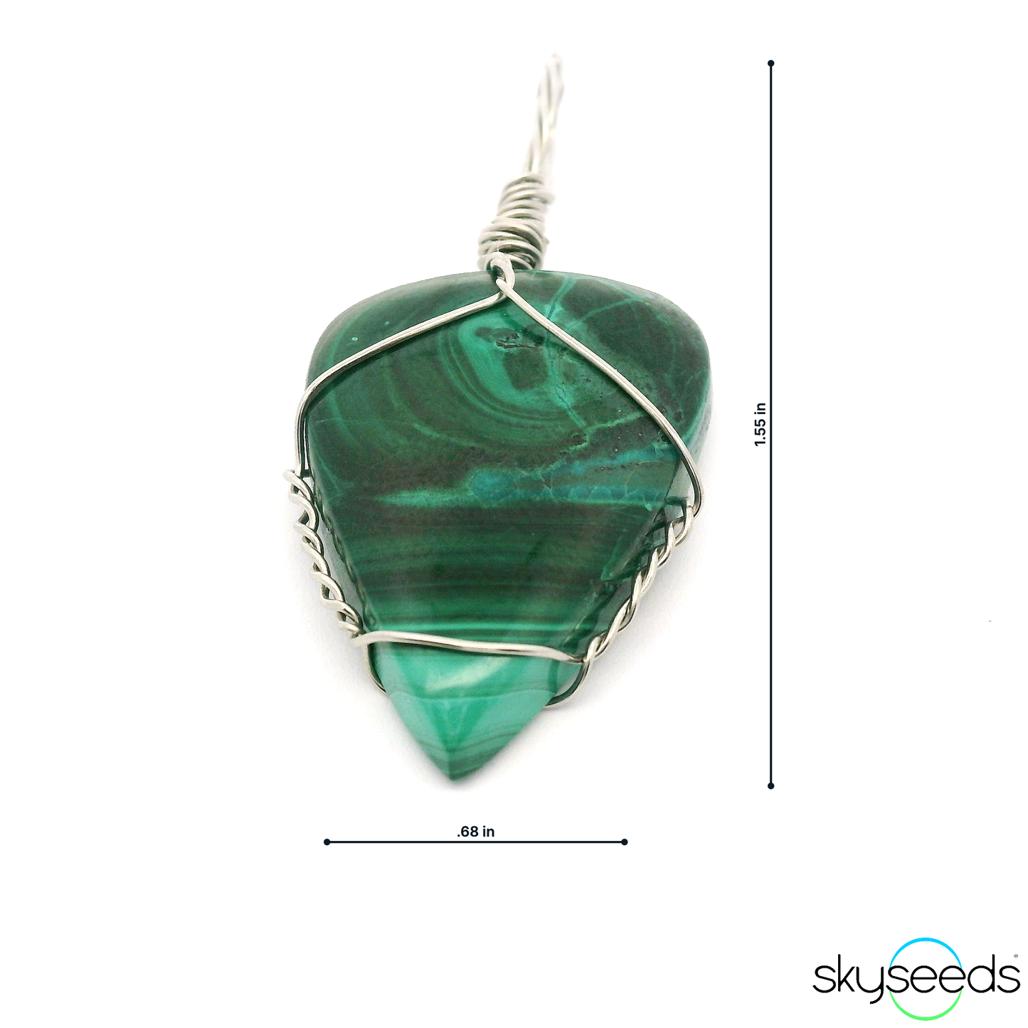 
                  
                    Malachite - Stainless Steel Pendant
                  
                