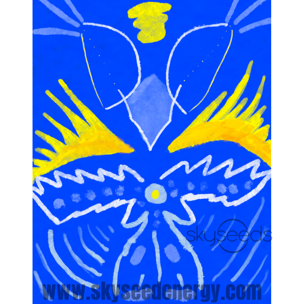 Sun Bird Energy Print