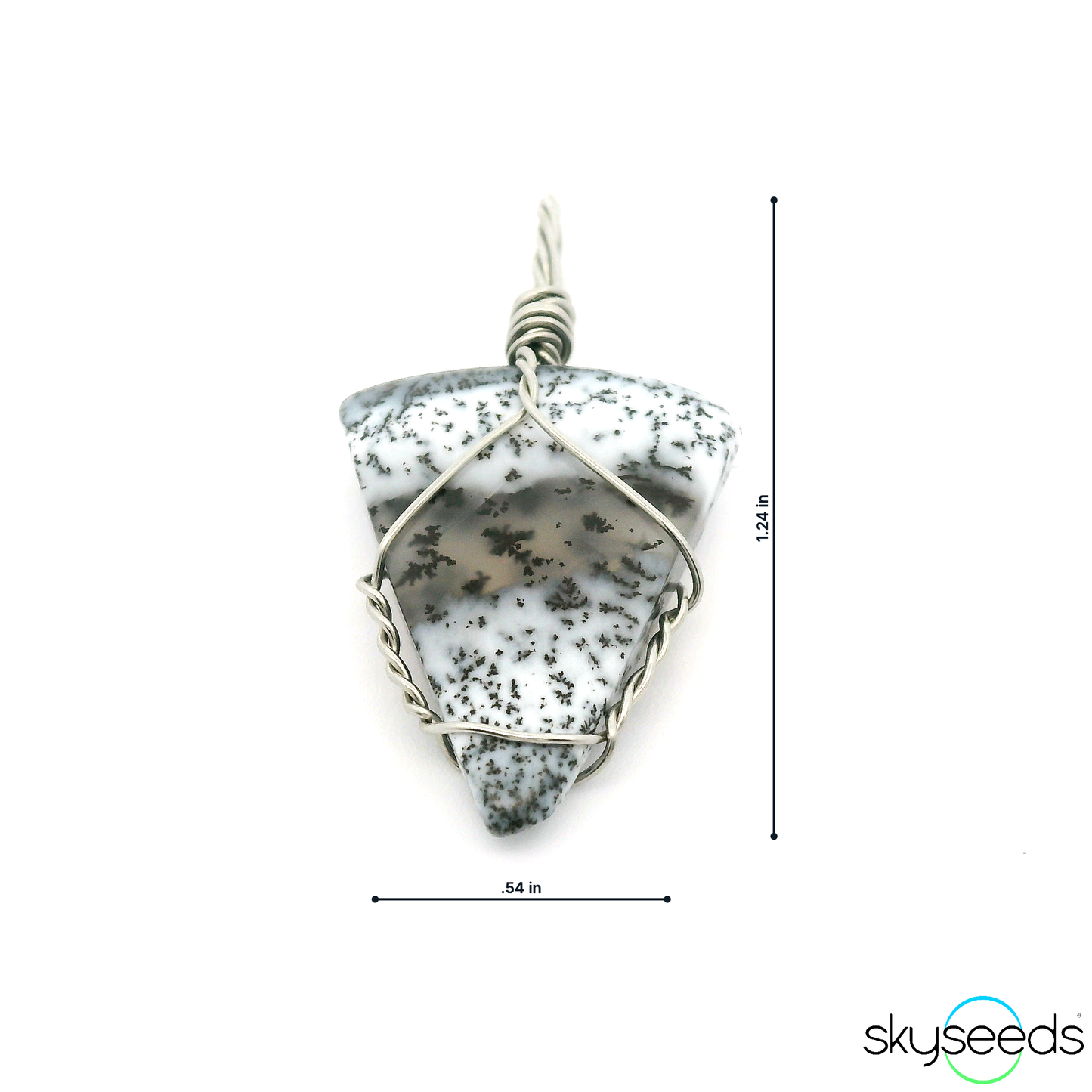 
                  
                    Dendritic Opal - Stainless Steel Pendant
                  
                